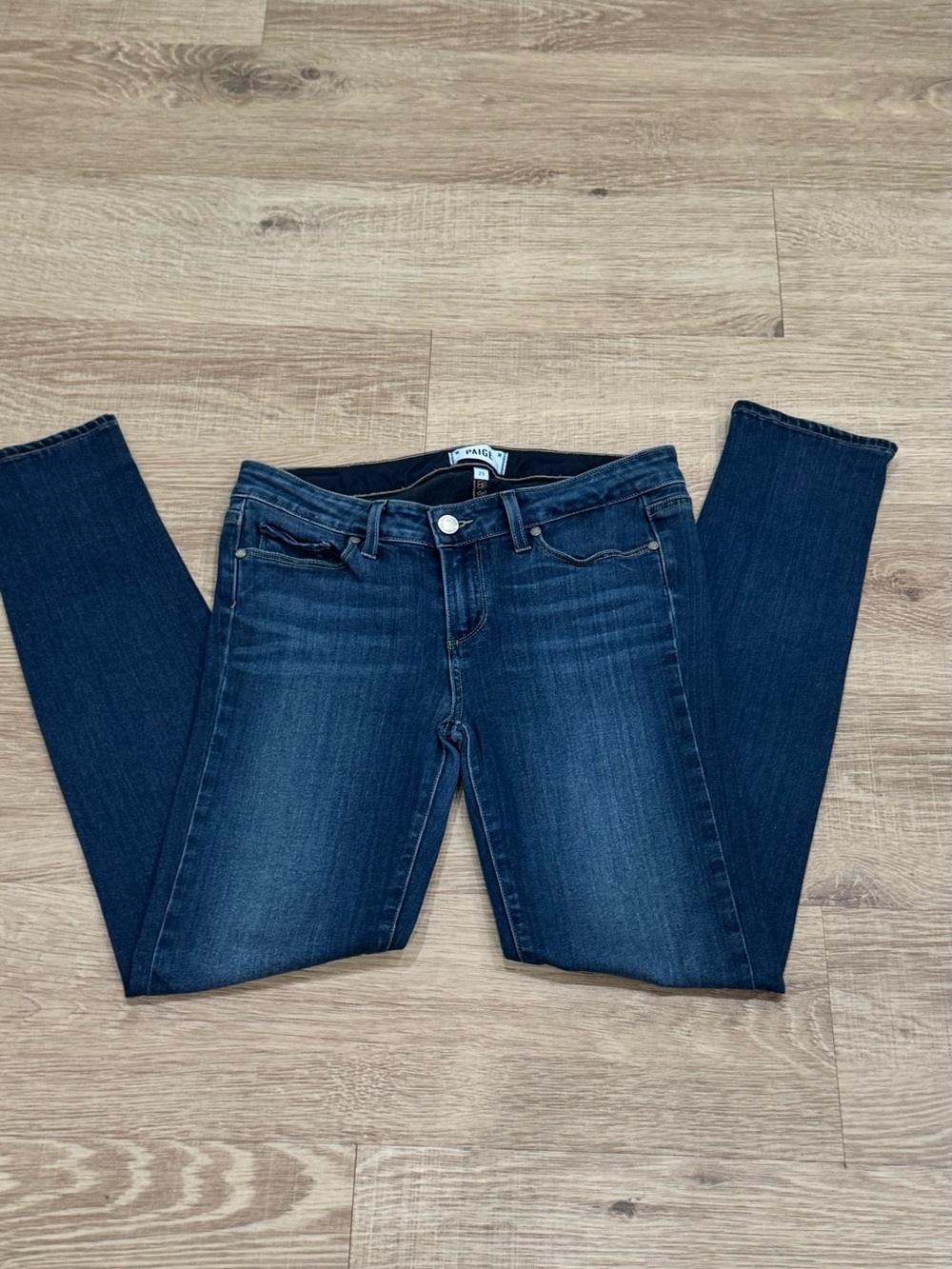 PAIGE Skyline Skinny Jeans Women’s Size 29 Medium Wash Stretch Denim